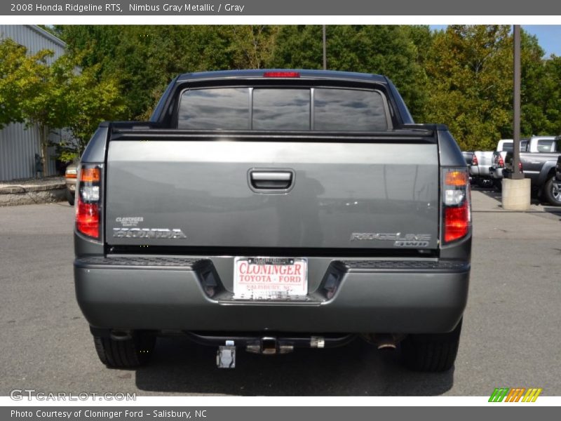 Nimbus Gray Metallic / Gray 2008 Honda Ridgeline RTS