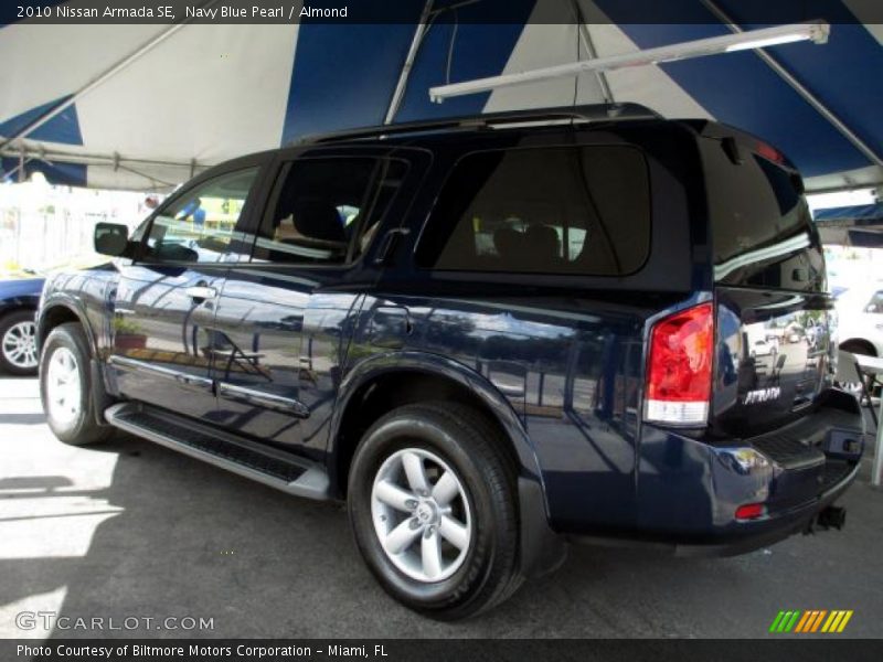 Navy Blue Pearl / Almond 2010 Nissan Armada SE