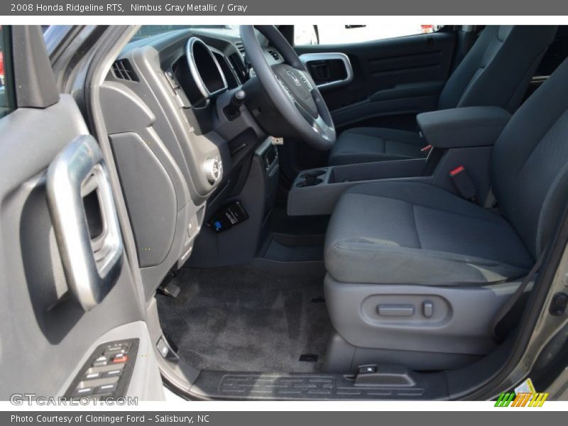 Nimbus Gray Metallic / Gray 2008 Honda Ridgeline RTS