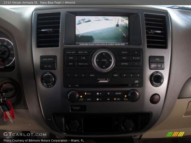 Navy Blue Pearl / Almond 2010 Nissan Armada SE