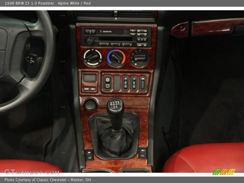 Controls of 1998 Z3 1.9 Roadster