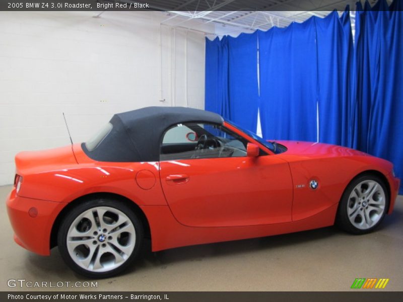 Bright Red / Black 2005 BMW Z4 3.0i Roadster