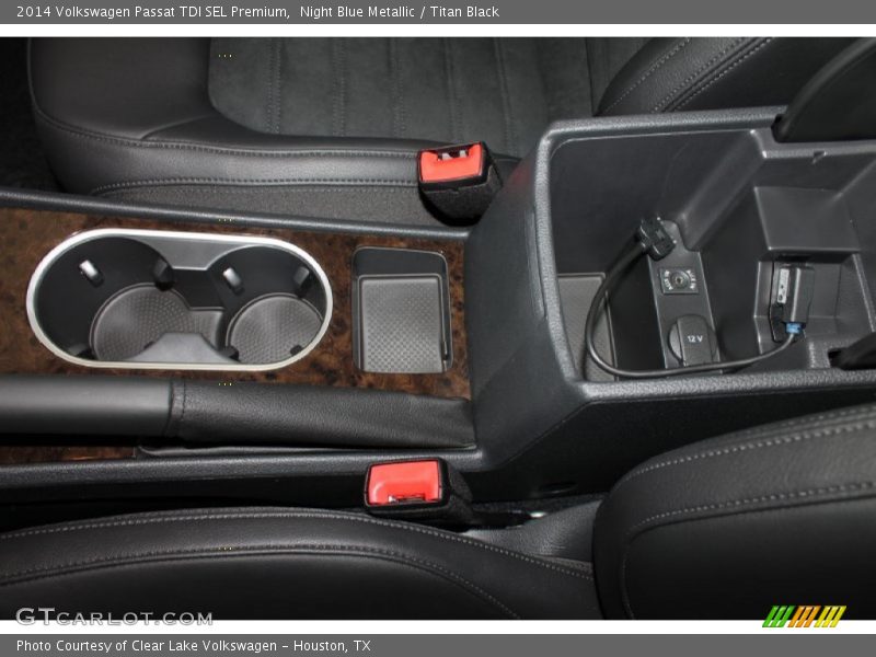 Night Blue Metallic / Titan Black 2014 Volkswagen Passat TDI SEL Premium