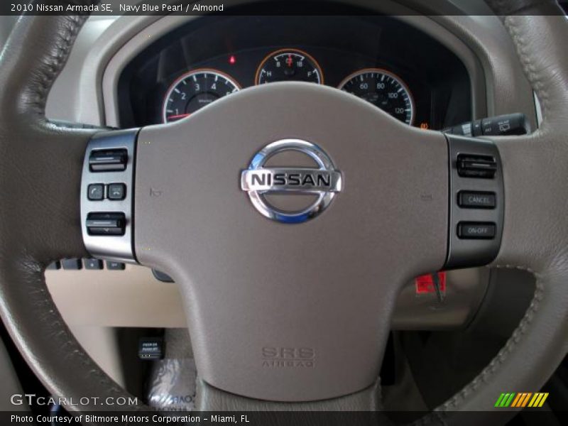 Navy Blue Pearl / Almond 2010 Nissan Armada SE