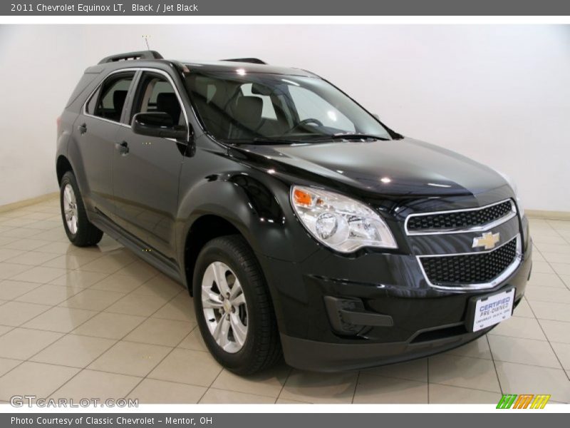 Black / Jet Black 2011 Chevrolet Equinox LT