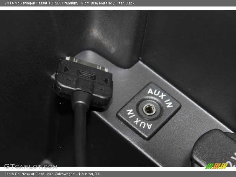 Night Blue Metallic / Titan Black 2014 Volkswagen Passat TDI SEL Premium