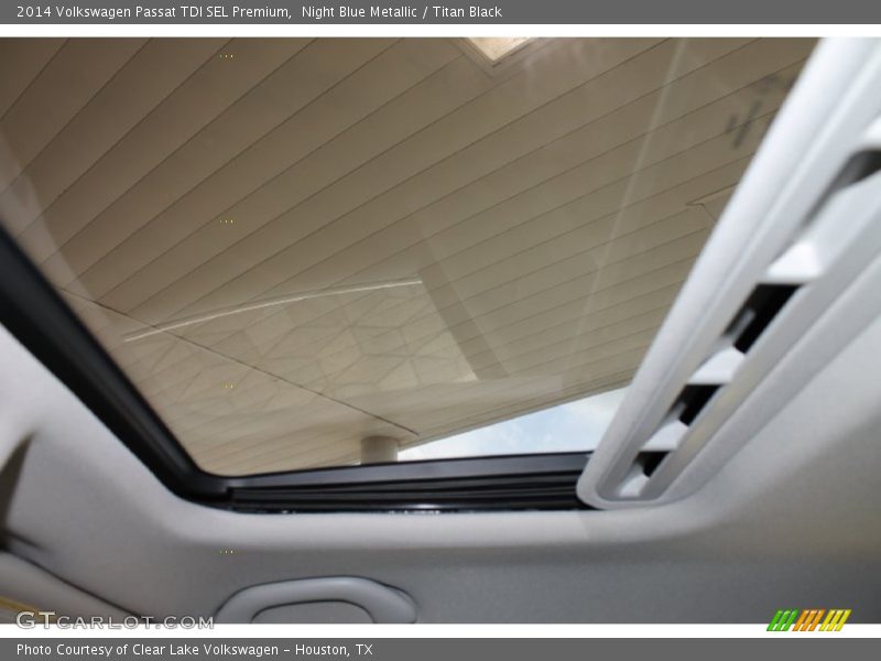 Night Blue Metallic / Titan Black 2014 Volkswagen Passat TDI SEL Premium