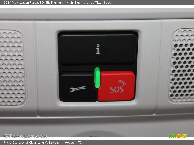 Night Blue Metallic / Titan Black 2014 Volkswagen Passat TDI SEL Premium