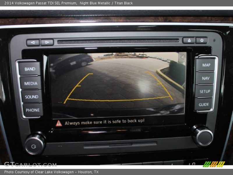 Night Blue Metallic / Titan Black 2014 Volkswagen Passat TDI SEL Premium