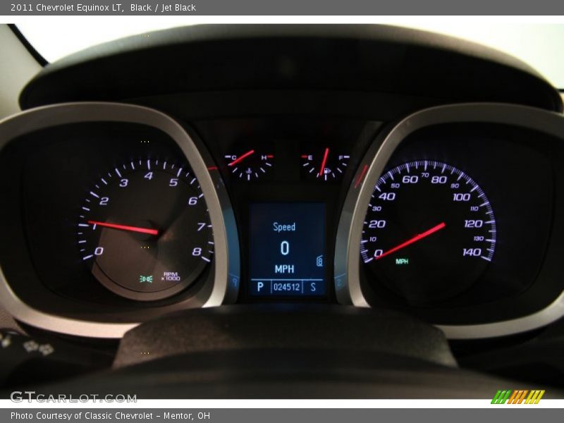 Black / Jet Black 2011 Chevrolet Equinox LT