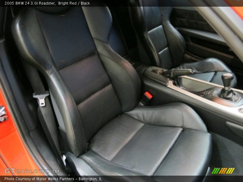Bright Red / Black 2005 BMW Z4 3.0i Roadster