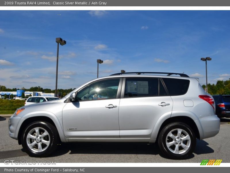 Classic Silver Metallic / Ash Gray 2009 Toyota RAV4 Limited