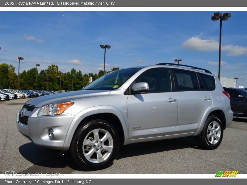 Classic Silver Metallic / Ash Gray 2009 Toyota RAV4 Limited