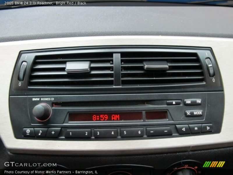 Controls of 2005 Z4 3.0i Roadster