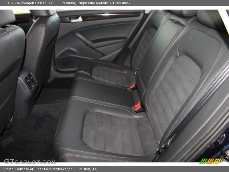 Night Blue Metallic / Titan Black 2014 Volkswagen Passat TDI SEL Premium