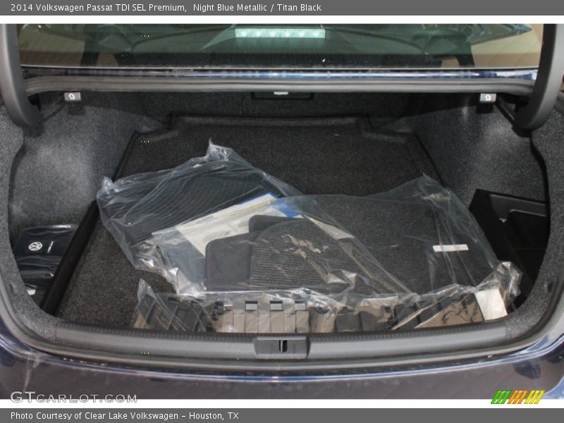 Night Blue Metallic / Titan Black 2014 Volkswagen Passat TDI SEL Premium