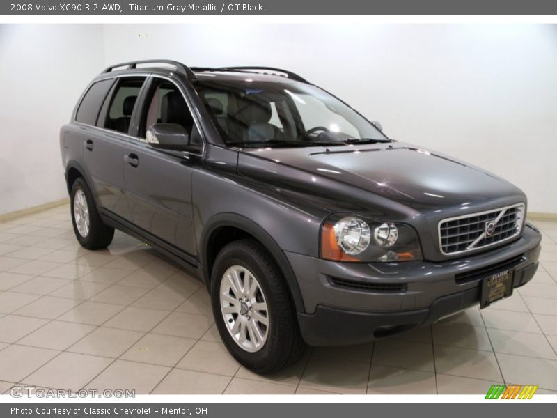 Titanium Gray Metallic / Off Black 2008 Volvo XC90 3.2 AWD