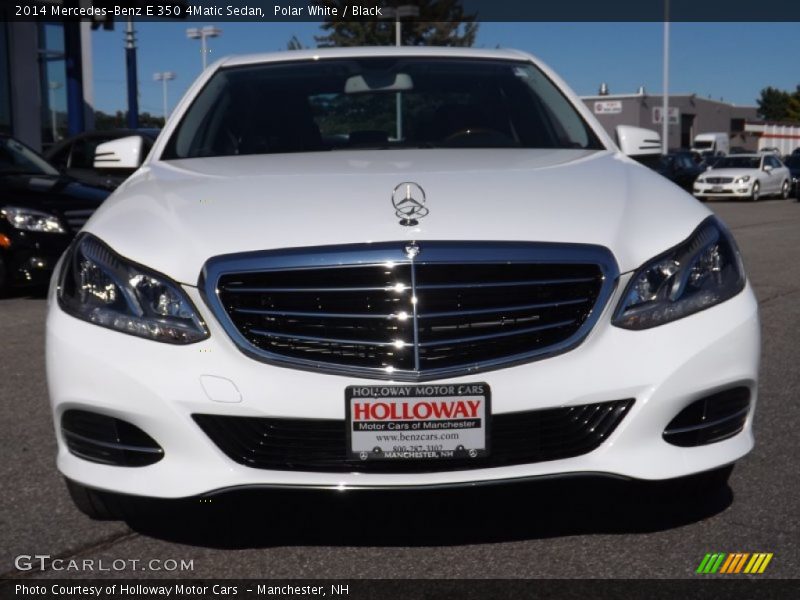 Polar White / Black 2014 Mercedes-Benz E 350 4Matic Sedan
