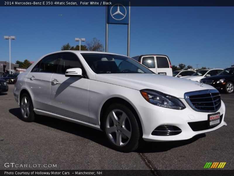 Polar White / Black 2014 Mercedes-Benz E 350 4Matic Sedan