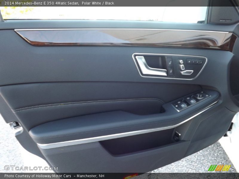 Polar White / Black 2014 Mercedes-Benz E 350 4Matic Sedan