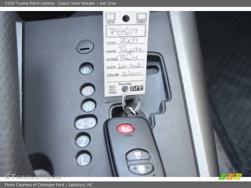 Classic Silver Metallic / Ash Gray 2009 Toyota RAV4 Limited