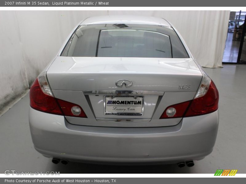 Liquid Platinum Metallic / Wheat 2007 Infiniti M 35 Sedan