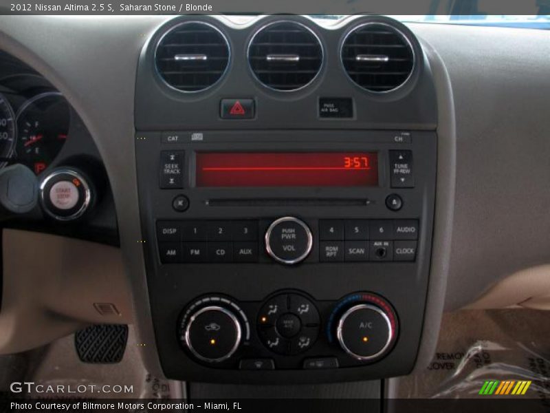 Saharan Stone / Blonde 2012 Nissan Altima 2.5 S