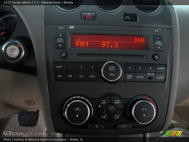 Saharan Stone / Blonde 2012 Nissan Altima 2.5 S