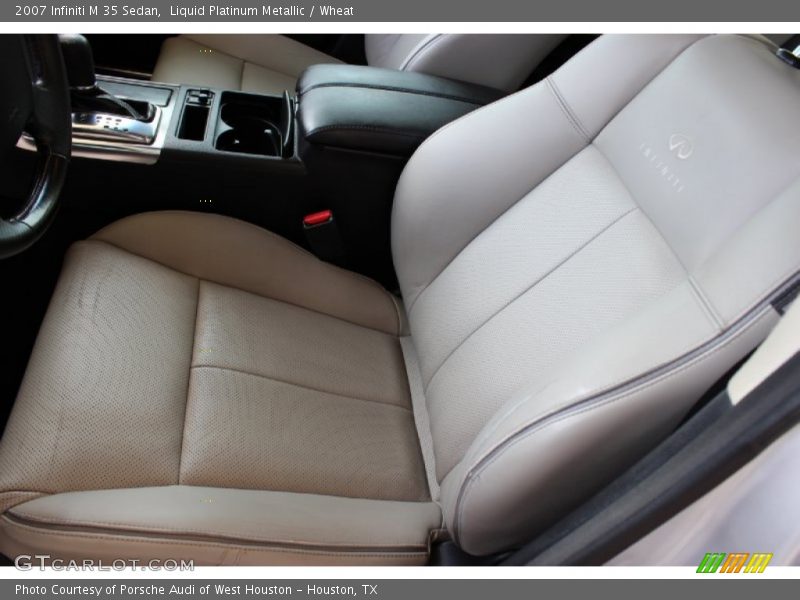 Liquid Platinum Metallic / Wheat 2007 Infiniti M 35 Sedan