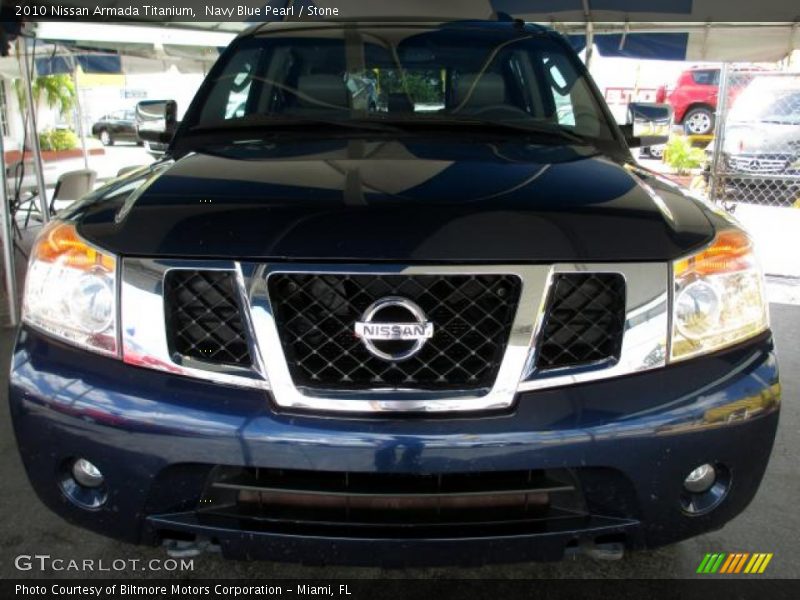 Navy Blue Pearl / Stone 2010 Nissan Armada Titanium