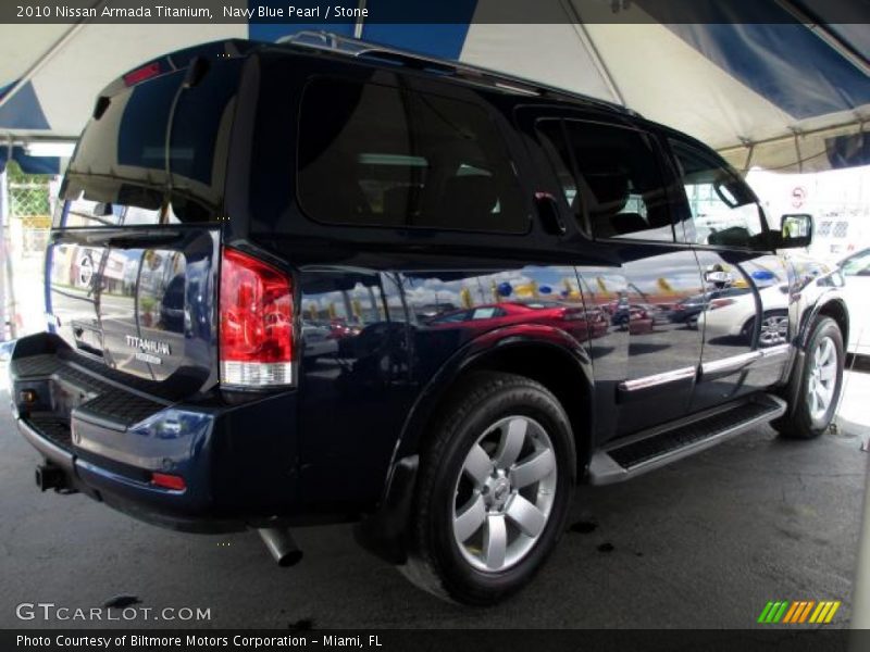 Navy Blue Pearl / Stone 2010 Nissan Armada Titanium