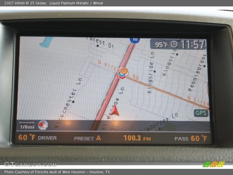 Liquid Platinum Metallic / Wheat 2007 Infiniti M 35 Sedan
