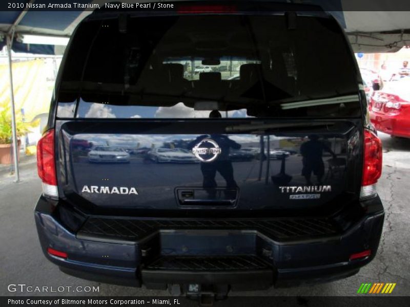 Navy Blue Pearl / Stone 2010 Nissan Armada Titanium