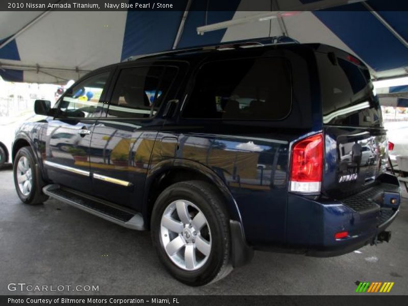 Navy Blue Pearl / Stone 2010 Nissan Armada Titanium