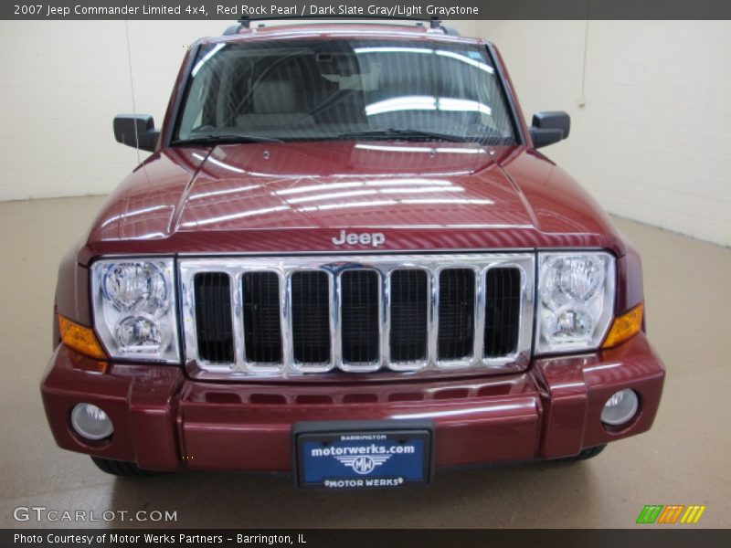 Red Rock Pearl / Dark Slate Gray/Light Graystone 2007 Jeep Commander Limited 4x4