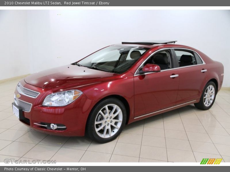 Red Jewel Tintcoat / Ebony 2010 Chevrolet Malibu LTZ Sedan