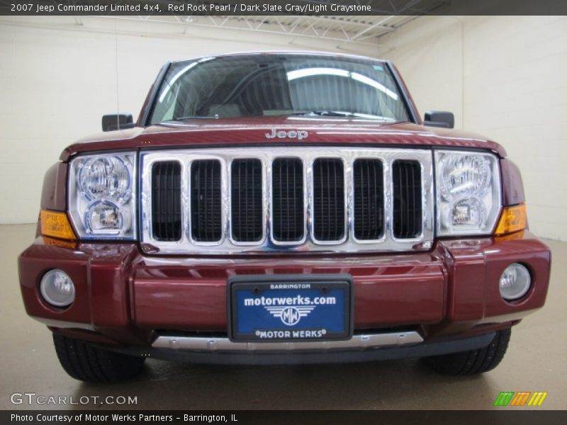Red Rock Pearl / Dark Slate Gray/Light Graystone 2007 Jeep Commander Limited 4x4