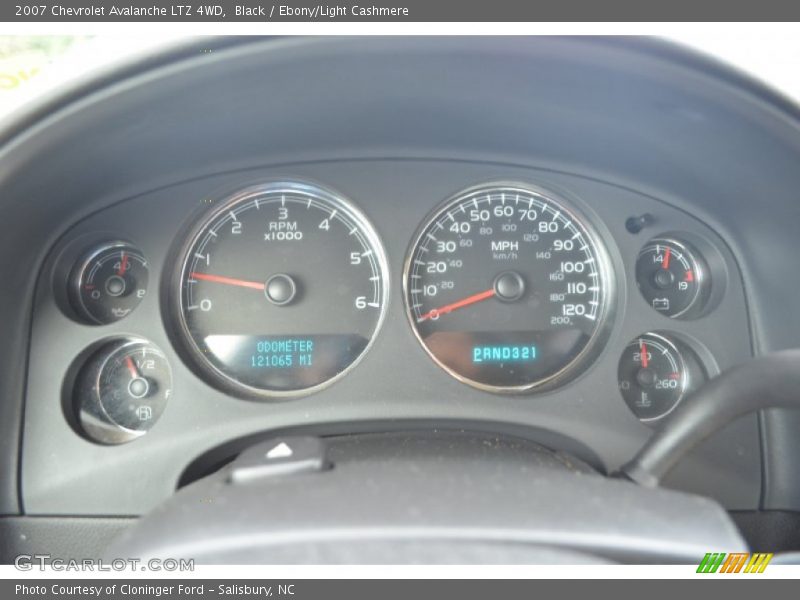 Black / Ebony/Light Cashmere 2007 Chevrolet Avalanche LTZ 4WD