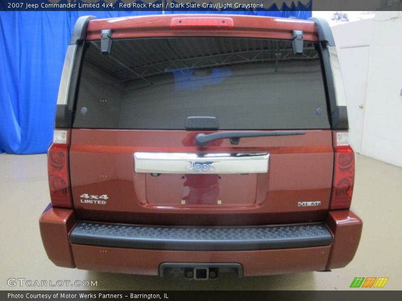 Red Rock Pearl / Dark Slate Gray/Light Graystone 2007 Jeep Commander Limited 4x4