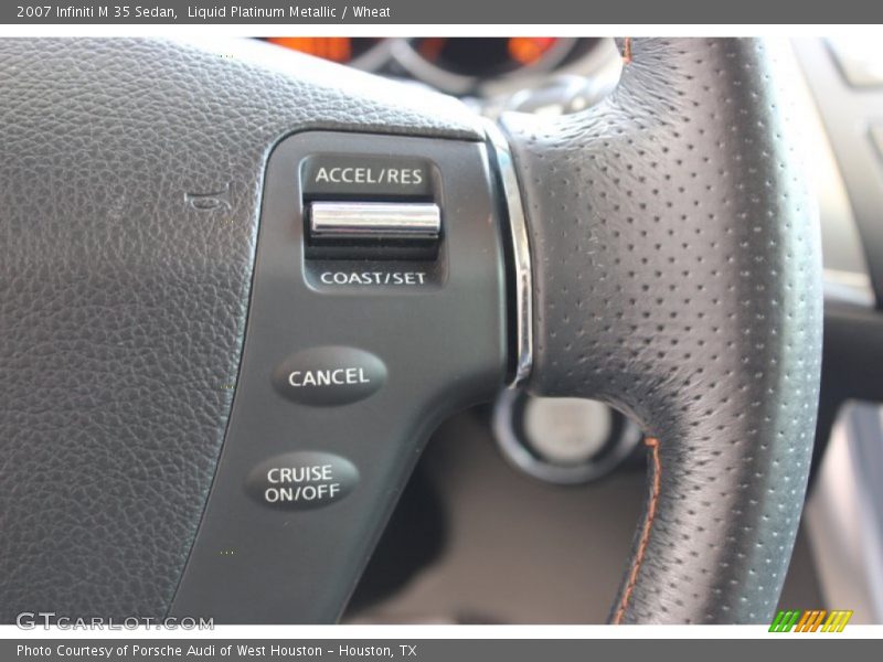 Liquid Platinum Metallic / Wheat 2007 Infiniti M 35 Sedan