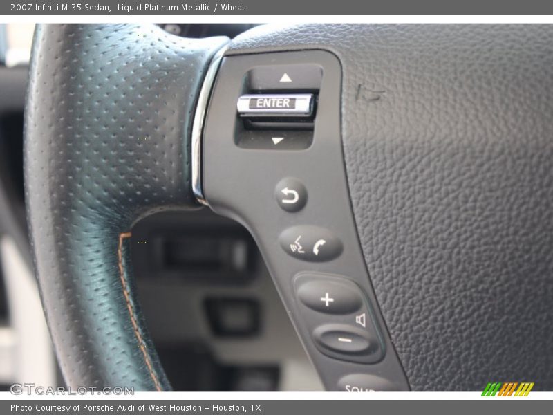 Liquid Platinum Metallic / Wheat 2007 Infiniti M 35 Sedan