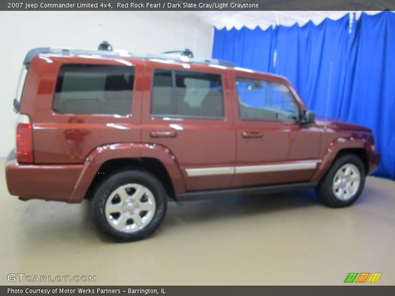 Red Rock Pearl / Dark Slate Gray/Light Graystone 2007 Jeep Commander Limited 4x4