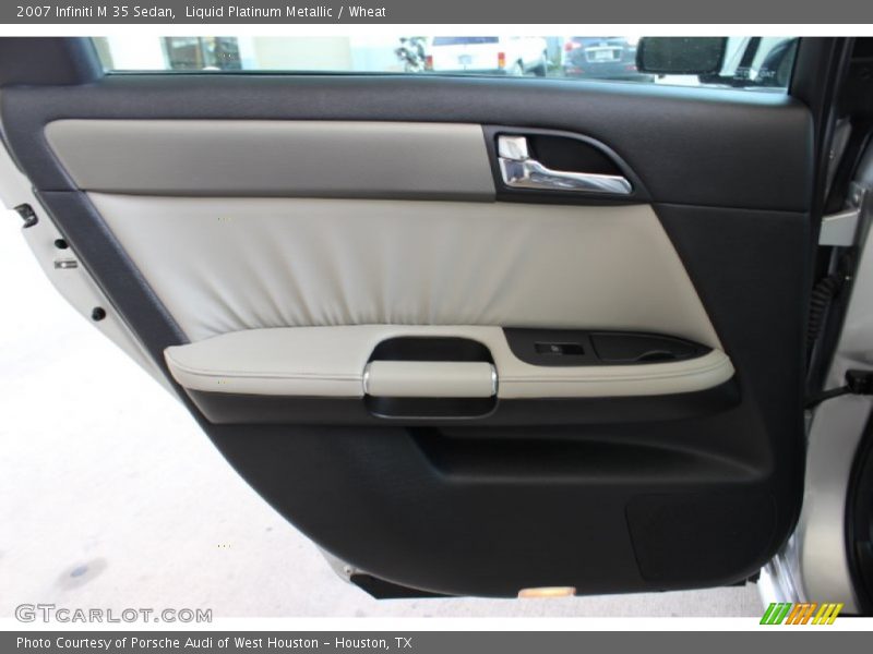 Liquid Platinum Metallic / Wheat 2007 Infiniti M 35 Sedan