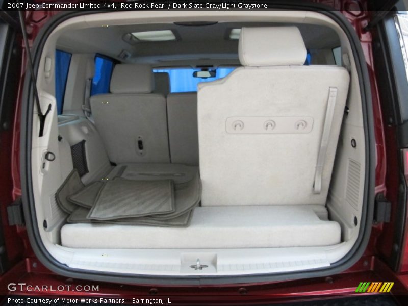 Red Rock Pearl / Dark Slate Gray/Light Graystone 2007 Jeep Commander Limited 4x4