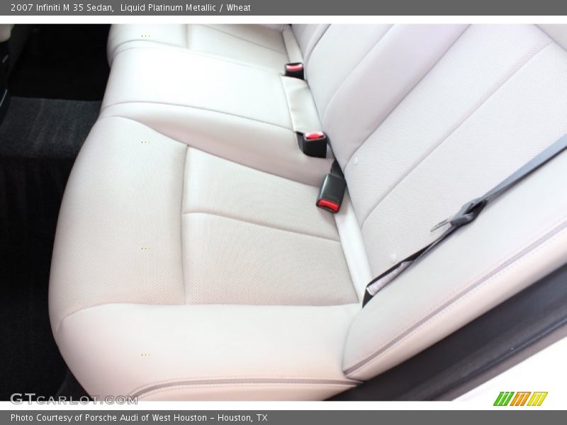 Liquid Platinum Metallic / Wheat 2007 Infiniti M 35 Sedan