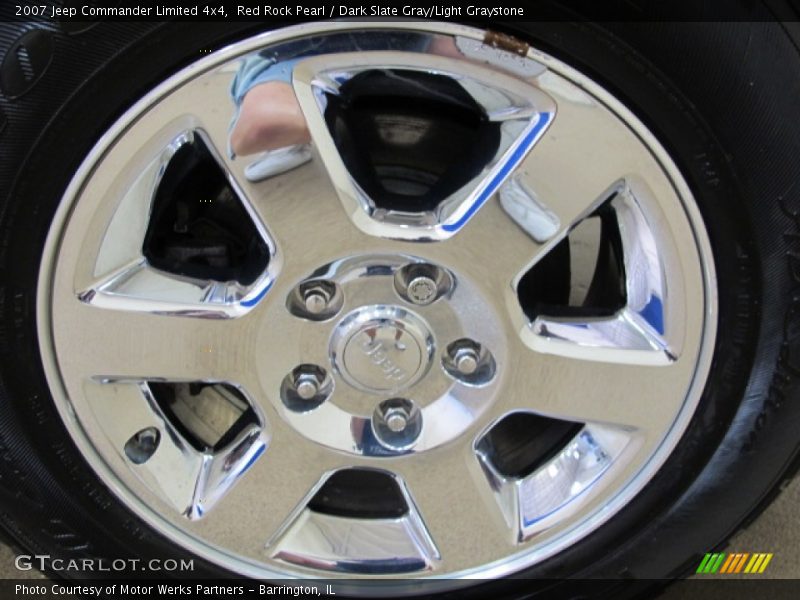 Red Rock Pearl / Dark Slate Gray/Light Graystone 2007 Jeep Commander Limited 4x4