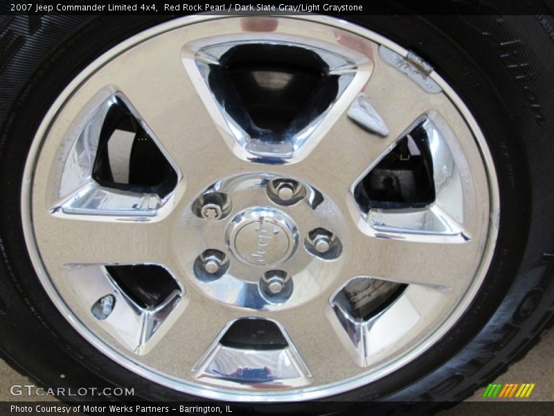 Red Rock Pearl / Dark Slate Gray/Light Graystone 2007 Jeep Commander Limited 4x4