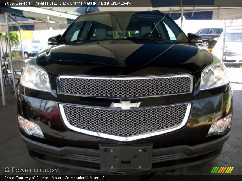 Black Granite Metallic / Light Gray/Ebony 2009 Chevrolet Traverse LTZ