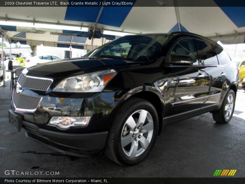 Black Granite Metallic / Light Gray/Ebony 2009 Chevrolet Traverse LTZ