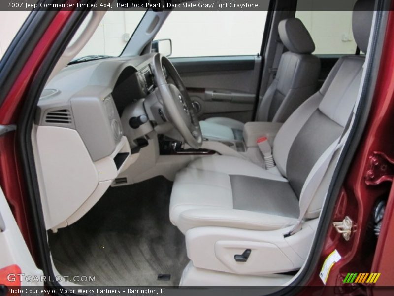 Red Rock Pearl / Dark Slate Gray/Light Graystone 2007 Jeep Commander Limited 4x4